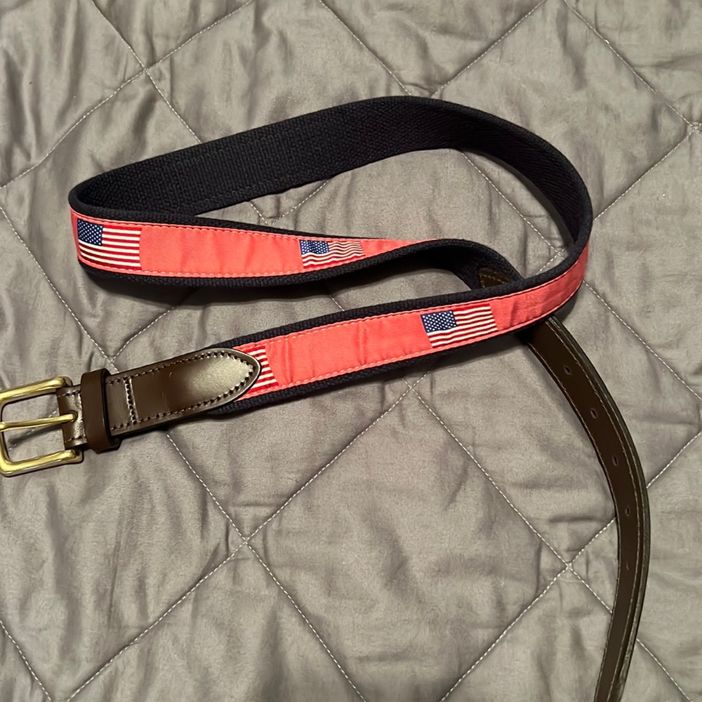 American Flag Vineyard Vines Belt